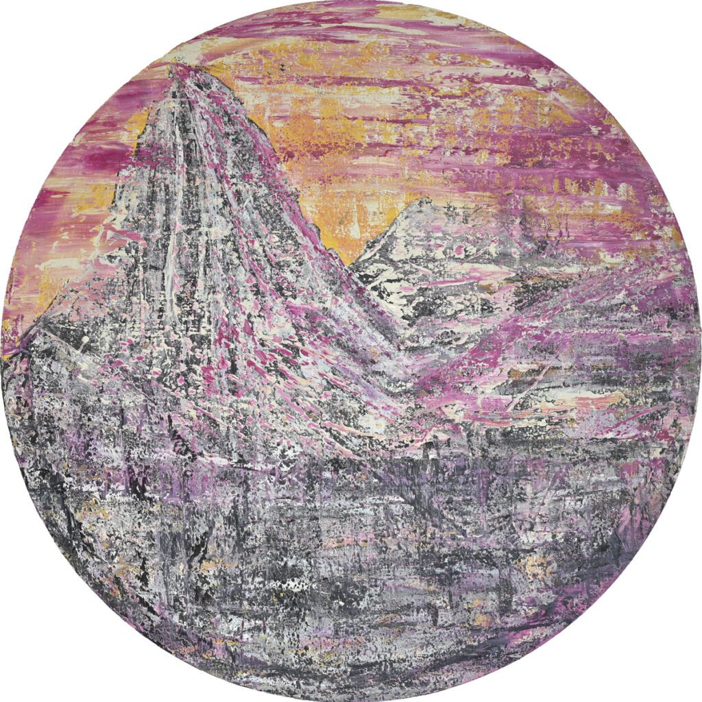 Werke mit Acrylfarben | 68 Matterhorn | (c) Barbara Jahraus